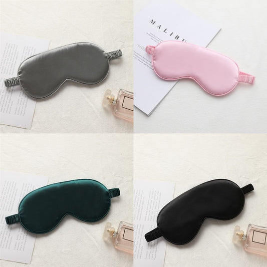 Satin Silk Eye Mask - Four Colour Options - GroundedKiwi.nzEyeglasses Eyeglassesadjustableairplaneblackout