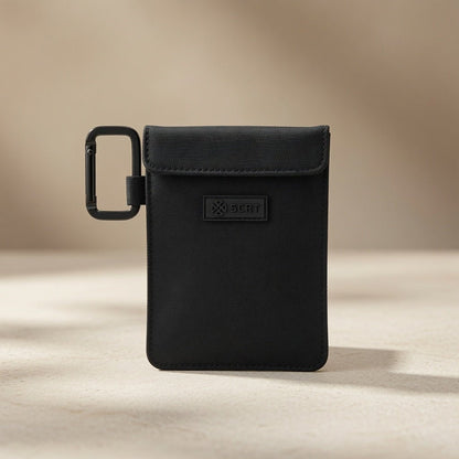 SCRT™ Faraday Key Fob Bag / Crypto Hardware Wallet – Ultimate Signal Blocking Protection - GroundedKiwi.nzbag bag4g5gairplane