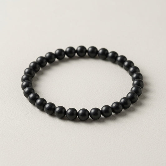 Shungite bracelet with 6mm beads