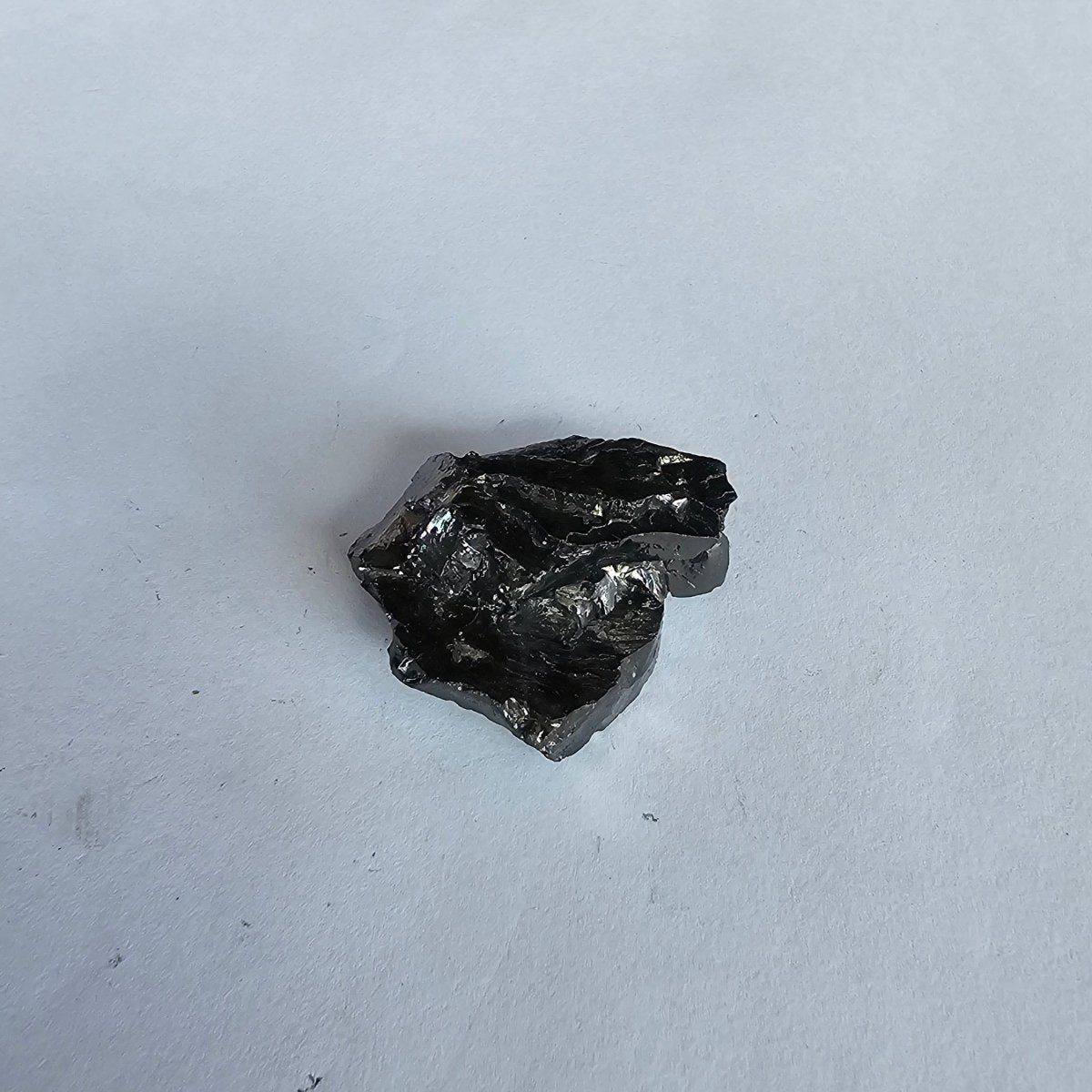 Shungite Crystal: Rare One - Piece Nugget - Aconcagua (Andes) - GroundedKiwi.nz air travelcarchunk