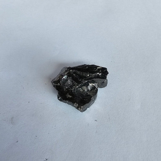 Shungite Crystal: Rare One - Piece Nugget - Aconcagua (Andes) - GroundedKiwi.nz air travelcarchunk