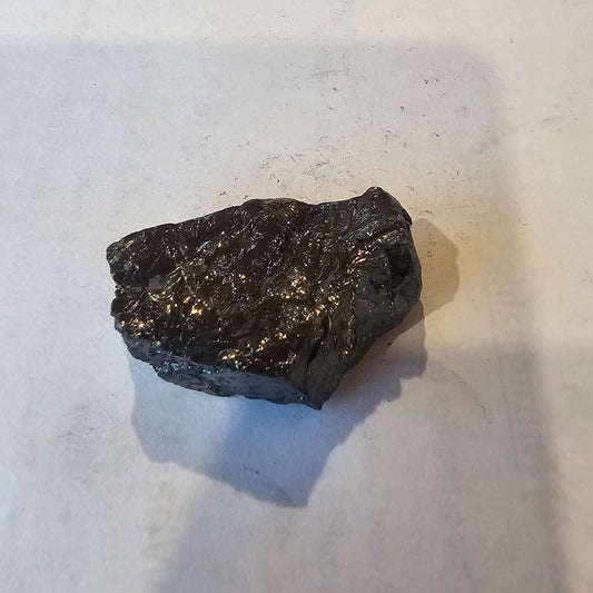 Shungite Crystal: Rare One-Piece Nugget - Dhaulagiri (mountain range) Nepal - GroundedKiwi.nz air travelcarchunk