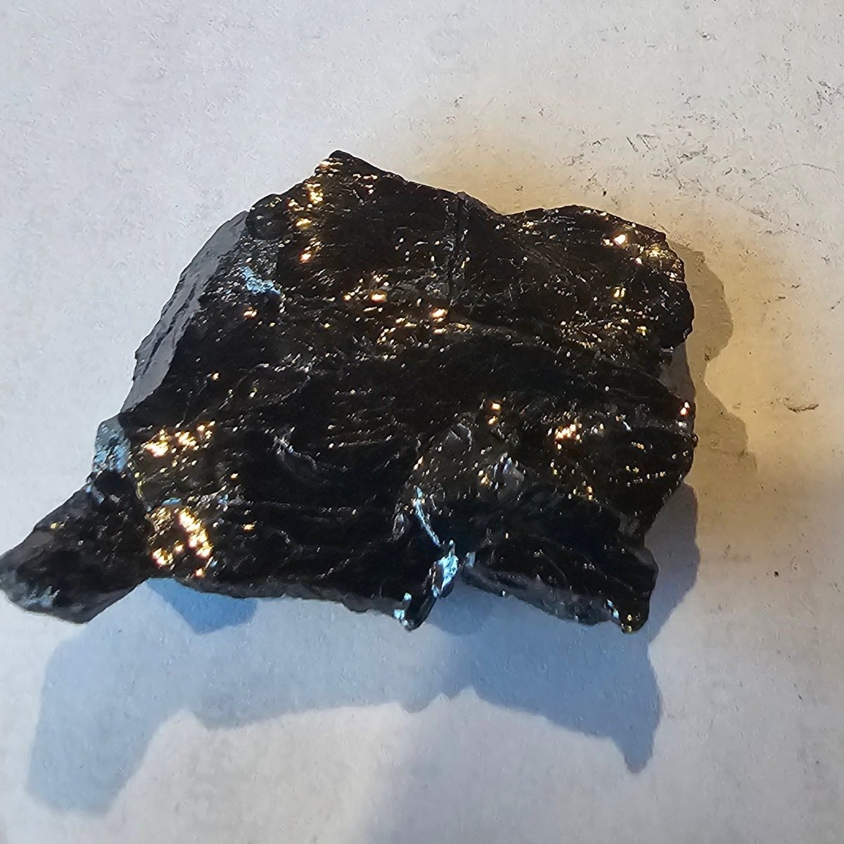 Shungite Crystal: Rare One-Piece Nugget - Jongsong Peak (Nepal, China & India)