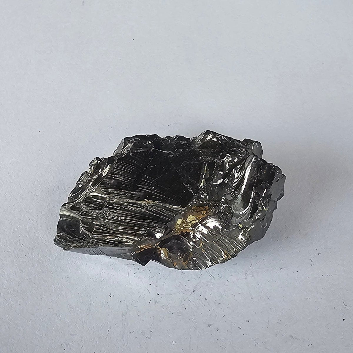 Shungite Crystal: Rare One - Piece Nugget - K2 - GroundedKiwi.nz air travelcarchunk
