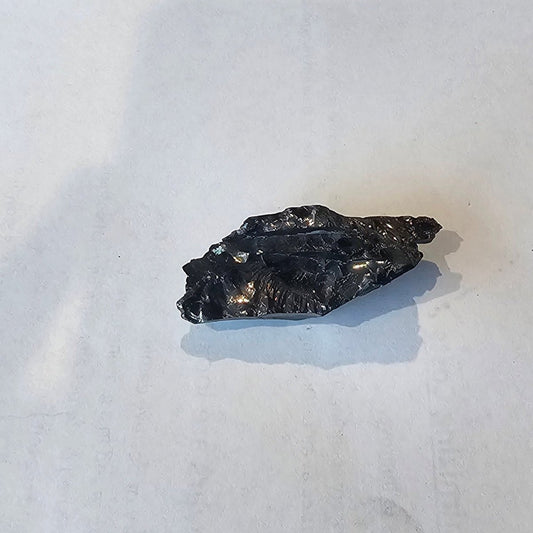 Shungite Crystal: Rare One-Piece Nugget - La Perouse (NZ) - GroundedKiwi.nz air travelcarchunk