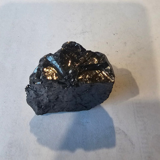 Shungite Crystal: Rare One-Piece Nugget - Malte Brun (New Zealand) - GroundedKiwi.nz air travelcarchunk