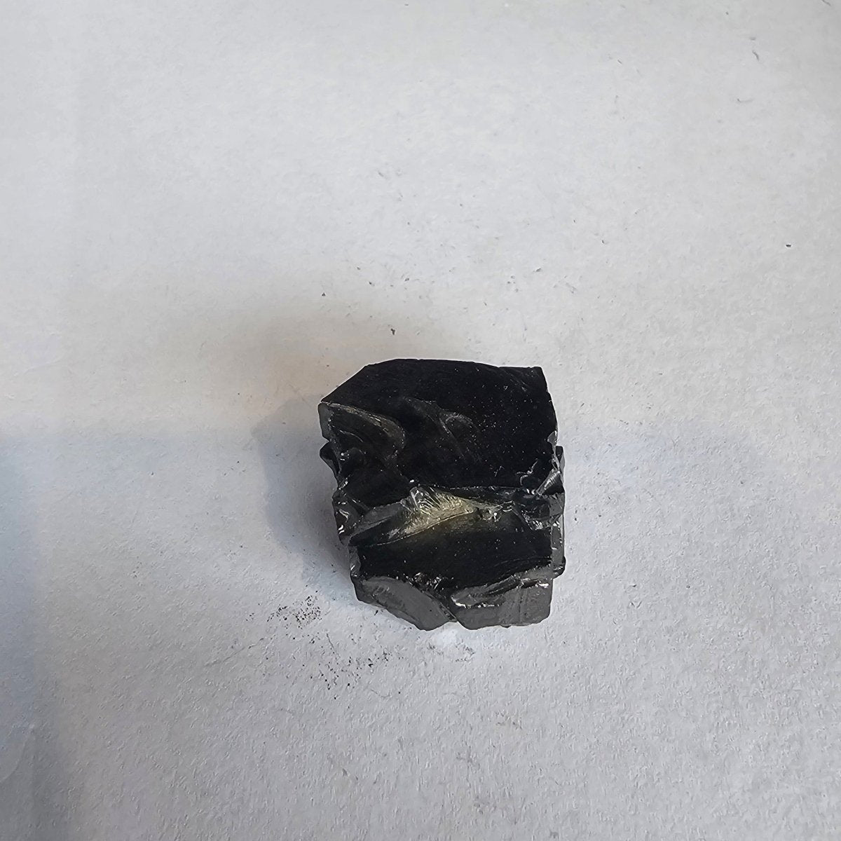 Shungite Crystal: Rare One - Piece Nugget - Mont Blanc - GroundedKiwi.nz air travelcarchunk