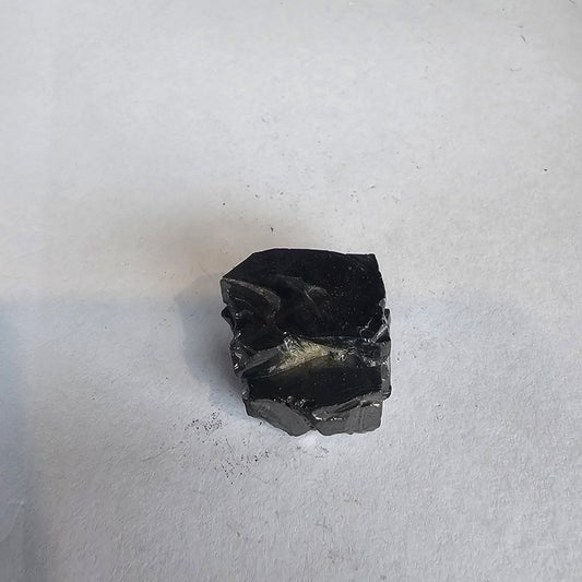Shungite Crystal: Rare One - Piece Nugget - Mont Blanc - GroundedKiwi.nz air travelcarchunk