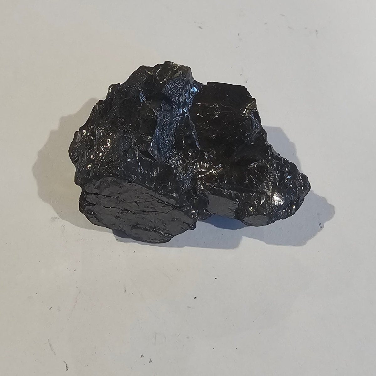 Shungite Crystal: Rare One-Piece Nugget - Mont Blanc - GroundedKiwi.nz air travelcarchunk