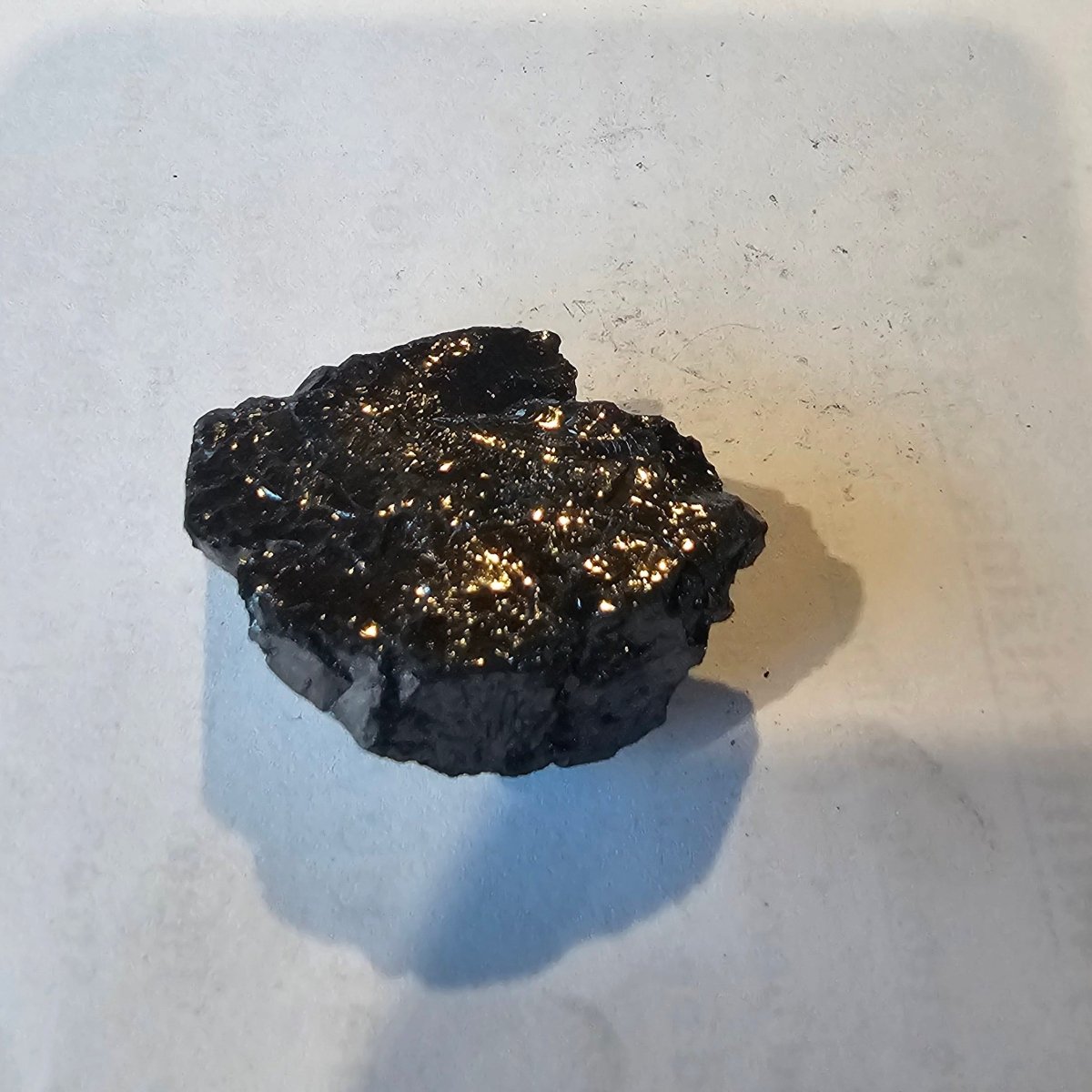 Shungite Crystal: Rare One-Piece Nugget - Mount Dampier (New Zealand) - GroundedKiwi.nz air travelcarchunk