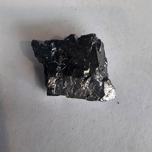 Shungite Crystal: Rare One - Piece Nugget - Mount Dampier (New Zealand) - GroundedKiwi.nz air travelcarchunk