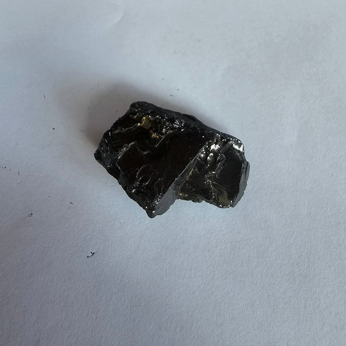 Shungite Crystal: Rare One - Piece Nugget - Mount Elbrus (Caucasus Mountains) - GroundedKiwi.nz air travelcarchunk