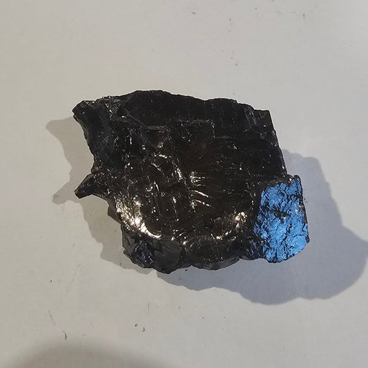 Shungite Crystal: Rare One-Piece Nugget - Mount Fuji - GroundedKiwi.nz air travelcarchunk
