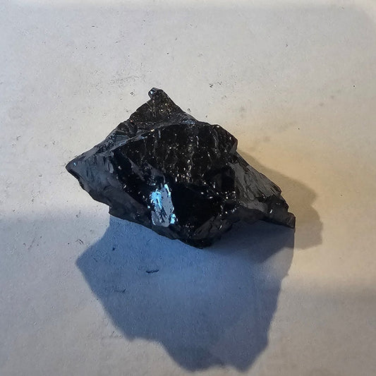 Shungite Crystal: Rare One-Piece Nugget - Mount Haast (New Zealand) - GroundedKiwi.nz air travelcarchunk