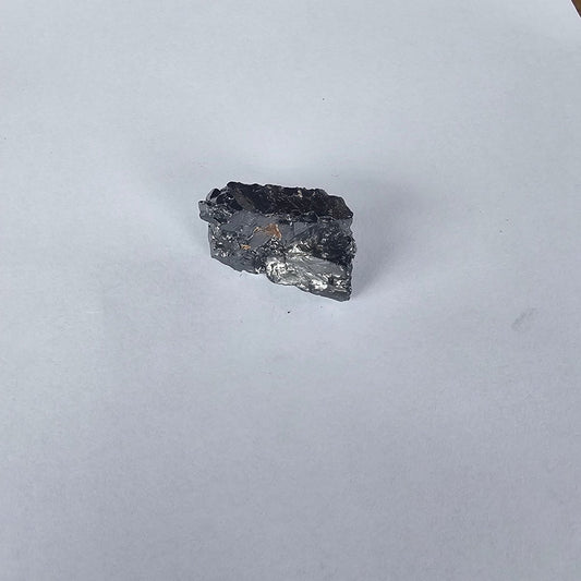 Shungite Crystal: Rare One - Piece Nugget - Mount Logan - GroundedKiwi.nz air travelcarchunk