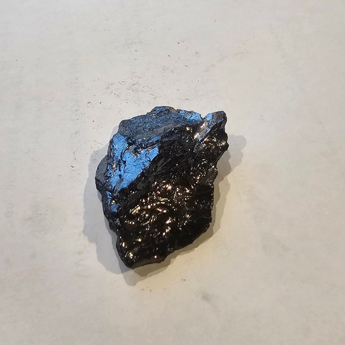 Shungite Crystal: Rare One-Piece Nugget - Mount Logan - GroundedKiwi.nz air travelcarchunk