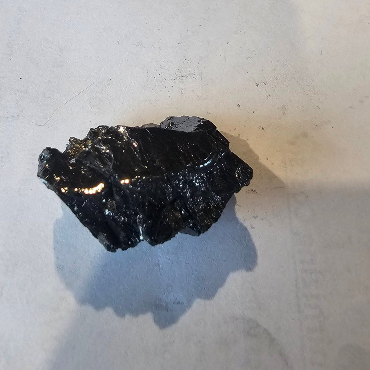 Shungite Crystal: Rare One-Piece Nugget - Taranaki (New Zealand) - GroundedKiwi.nz air travelcarchunk