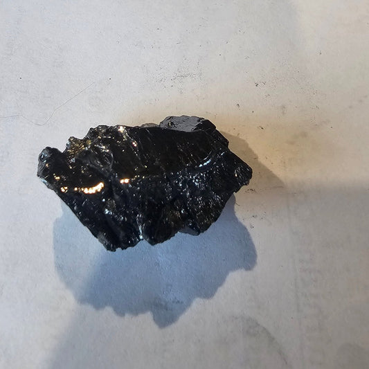 Shungite Crystal: Rare One-Piece Nugget - Taranaki (New Zealand) - GroundedKiwi.nz air travelcarchunk