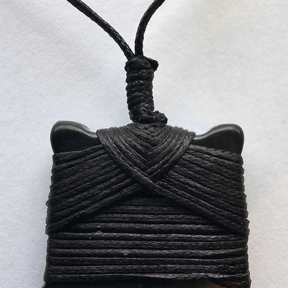 Shungite Double Koru Toki - GroundedKiwi.nzNecklace Necklace5ganit radiationbalance
