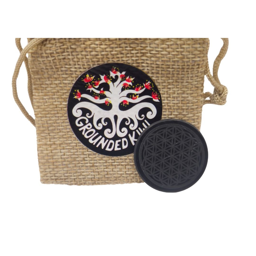 Shungite Flower of Life' Phone Sticker - Divinity in life - GroundedKiwi.nzphone accessories phone accessories5ganit radiationcell