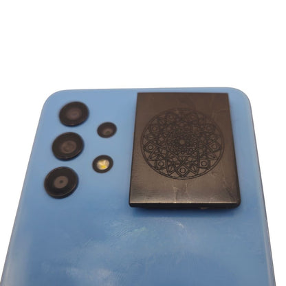 Shungite Mandala Phone Sticker - 30mm by 40mm - GroundedKiwi.nzphone accessories phone accessories5ganit radiationcell