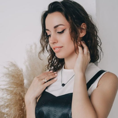 Shungite Minimalist Cube Pendant - GroundedKiwi.nzNecklace Necklaceemfemf protectiongift