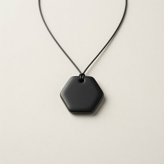 Shungite pendant "Hexagon" - Strength, Unity & Harmony
