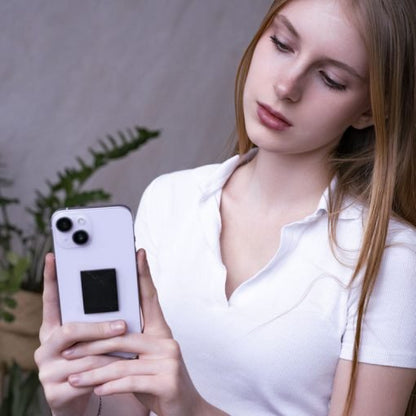 Shungite Phone Plate Sticker - 30mm by 40mm - GroundedKiwi.nzphone accessories phone accessories5ganit radiationcell