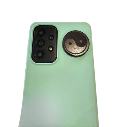 Shungite Phone Sticker / Device Sticker - Yin Yang - 30mm - GroundedKiwi.nzphone accessories phone accessories5ganit radiationcell