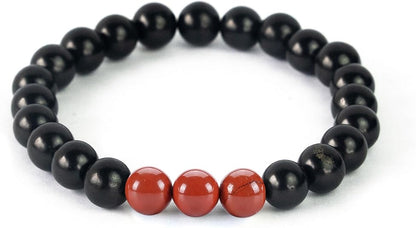 Shungite & Red Jasper Bracelet - GroundedKiwi.nzBracelet Bracelet5ganit radiationbracelet