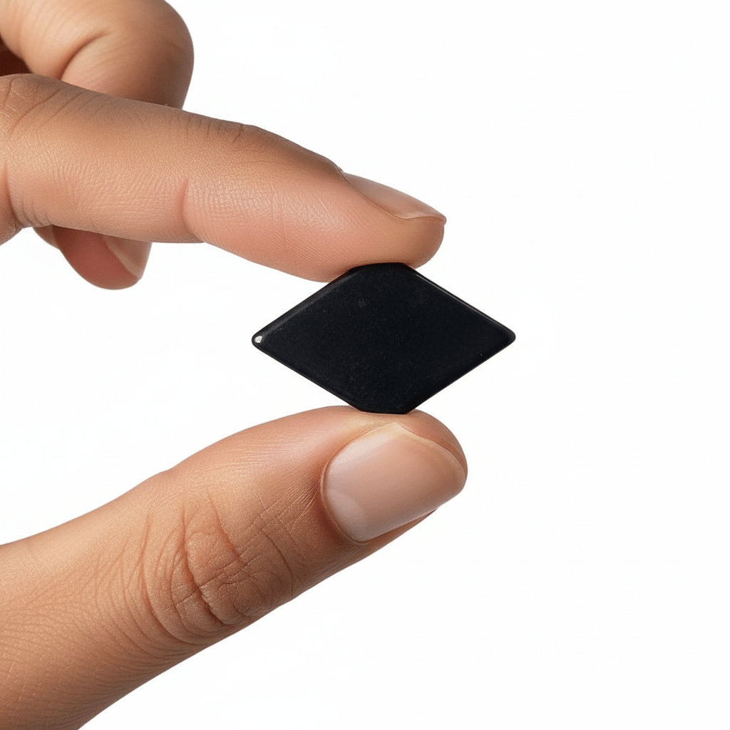 Shungite Rhombic Stud Earrings - GroundedKiwi.nzearrings earringsbiobiohackingCrytal