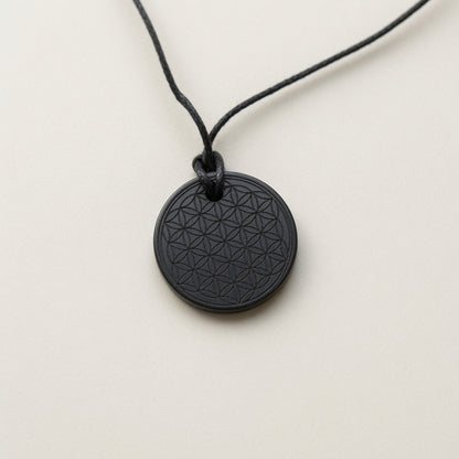 Shungite SECONDS 'Flower of Life' Pyrite imperfections