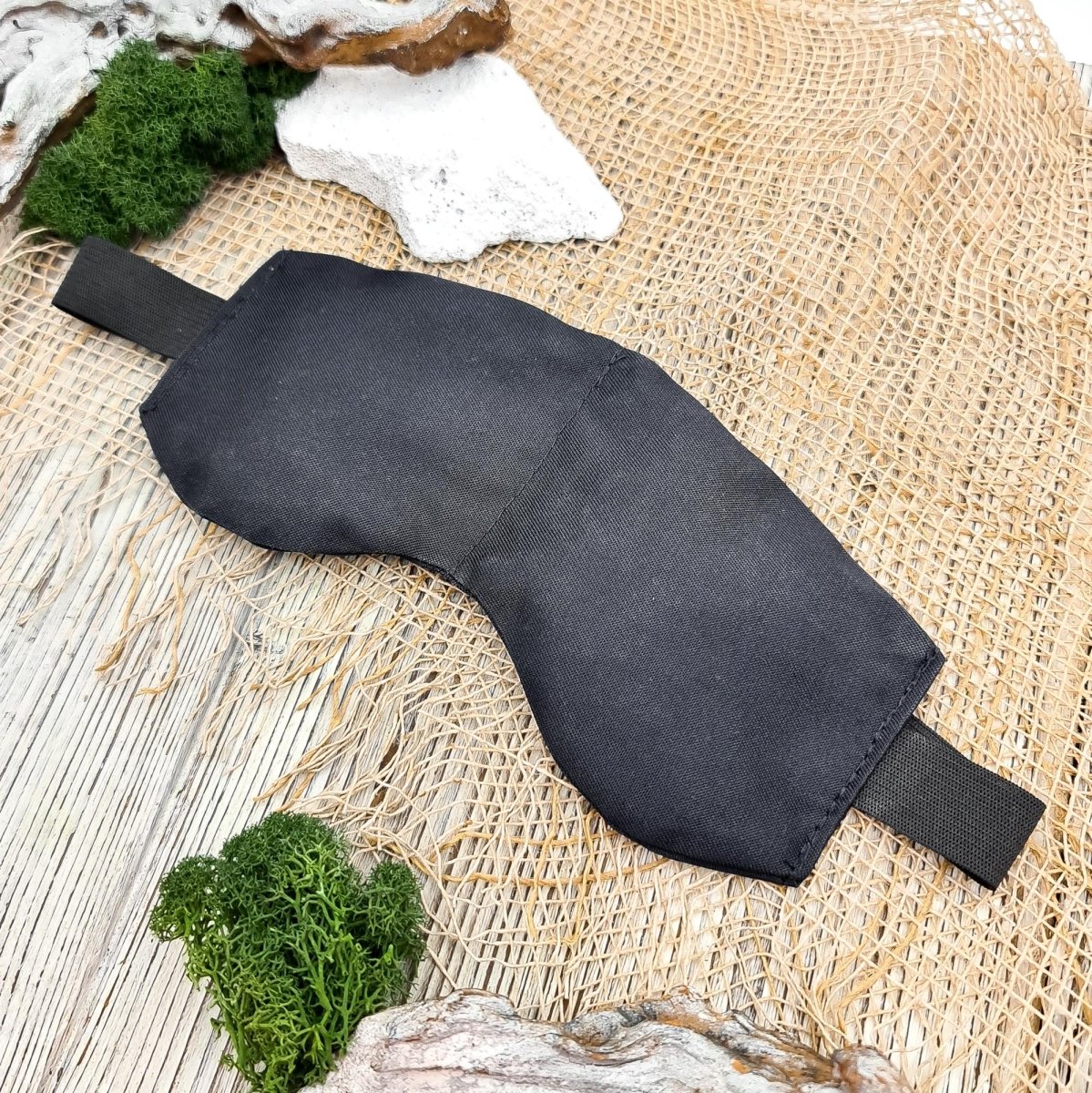Shungite Sleeper Eyemask / Facemask for Health and Repair - Restful Relaxing Sleep at night followed by Energised in the day - GroundedKiwi.nz 5gbedelite