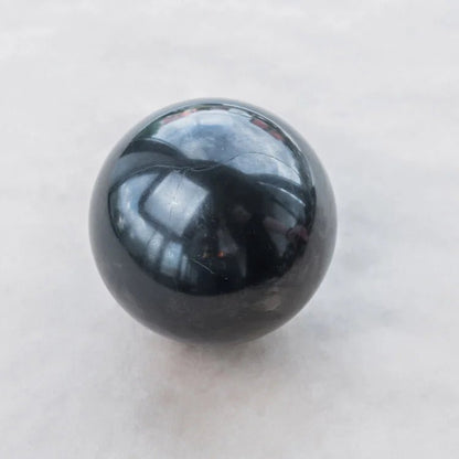 Shungite Sphere 40mm, Beautiful piece for bedrooms and living area's - GroundedKiwi.nzDecor Decor5ganit radiationcrystal