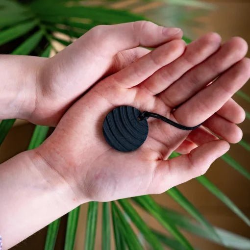 Shungite Stone Breeze Pendant - Balance and clean your Root Chakra - GroundedKiwi.nzNecklace Necklace5ganit radiationbalance