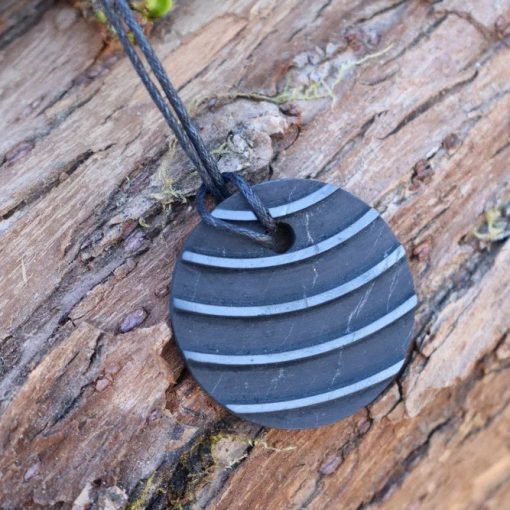 Shungite Stone Breeze Pendant - Balance and clean your Root Chakra - GroundedKiwi.nzNecklace Necklace5ganit radiationbalance