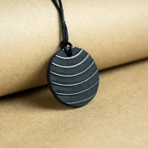 Shungite Stone Breeze Pendant -  Balance and clean your Root Chakra