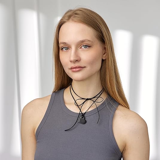 Shungite Stone Heart Necklace - GroundedKiwi.nzNecklace Necklace5ganit radiationbalance