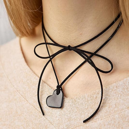 Shungite Stone Heart Necklace - GroundedKiwi.nzNecklace Necklace5ganit radiationbalance