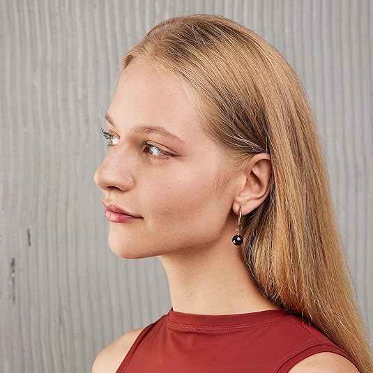 Shungite Stone Hoop Earrings - GroundedKiwi.nzearrings earringsbiobiohackingCrytal