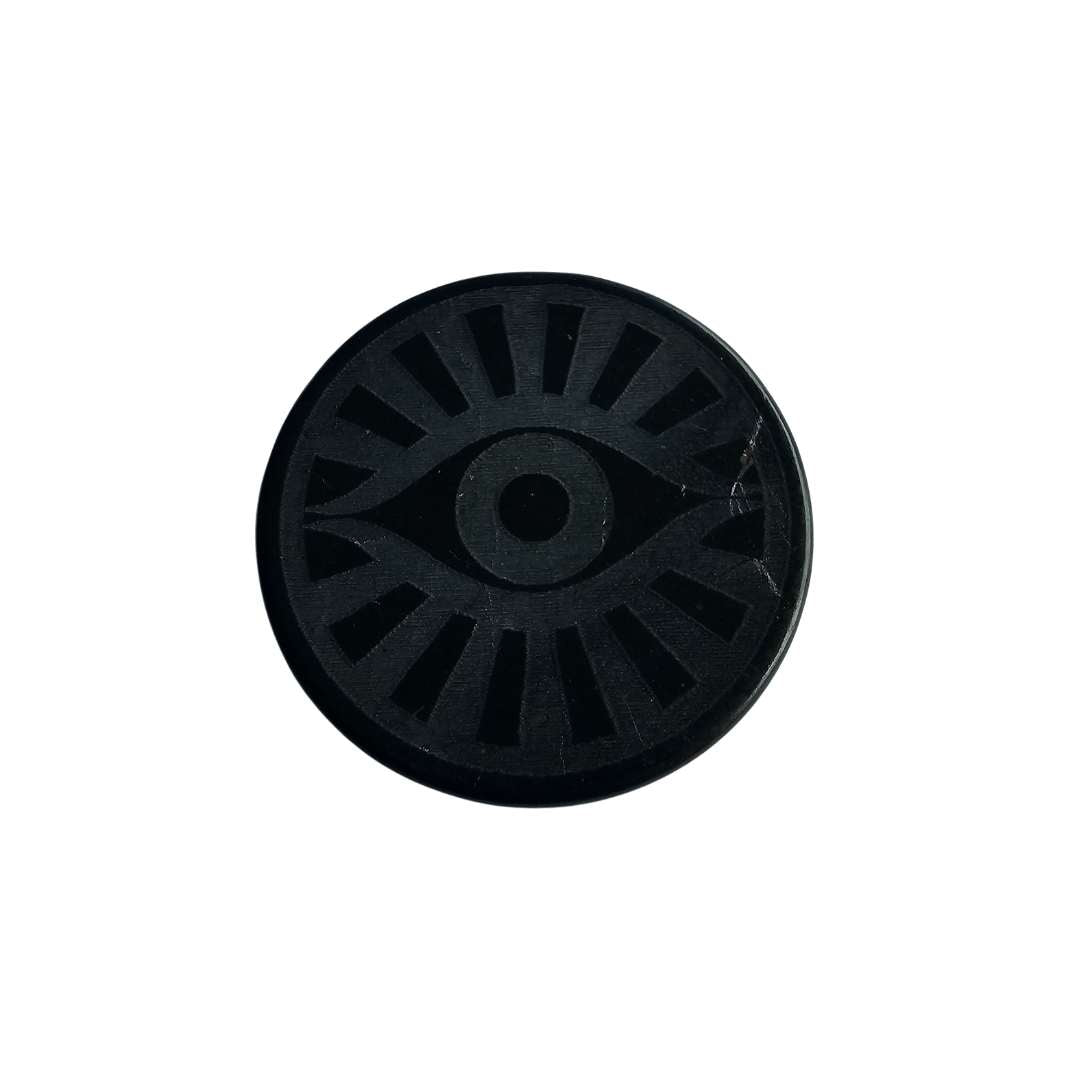Shungite Stone Phone Sticker - 'Eye' - GroundedKiwi.nzphone accessories phone accessories5ganit radiationcell