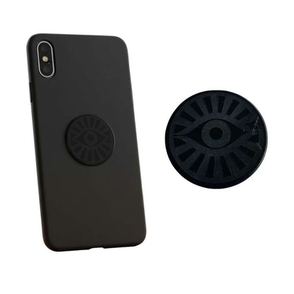 Shungite Stone Phone Sticker - 'Eye' - GroundedKiwi.nzphone accessories phone accessories5ganit radiationcell
