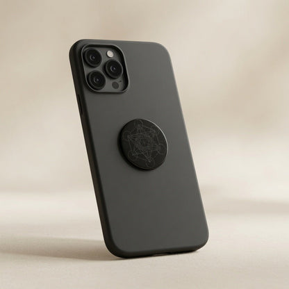 Shungite Stone Phone Sticker - Metatron Cube - GroundedKiwi.nzphone accessories phone accessories5ganit radiationcell