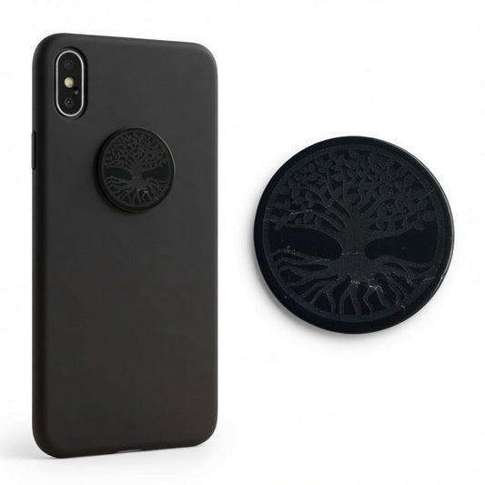 Shungite Stone Phone Sticker - Tree of Life - GroundedKiwi.nzphone accessories phone accessories5ganit radiationcell