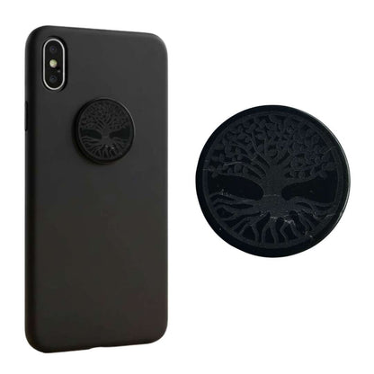 Shungite Stone Phone Sticker - Tree of Life - GroundedKiwi.nzphone accessories phone accessories5ganit radiationcell