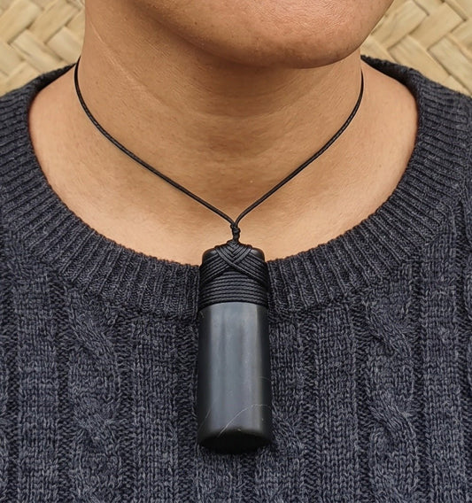 Shungite Toki (Adze) Pendant - GroundedKiwi.nzNecklace Necklace5ganit radiationbalance