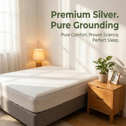 Silver Earthing Sheets - GroundedKiwi.nz anit radiationarthritisbed