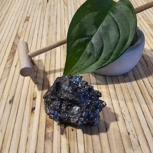 The Ultimate Shungite: Rare One - Piece Nugget - Mount Gangapurna (Nepal) - GroundedKiwi.nz air travelcarchunk