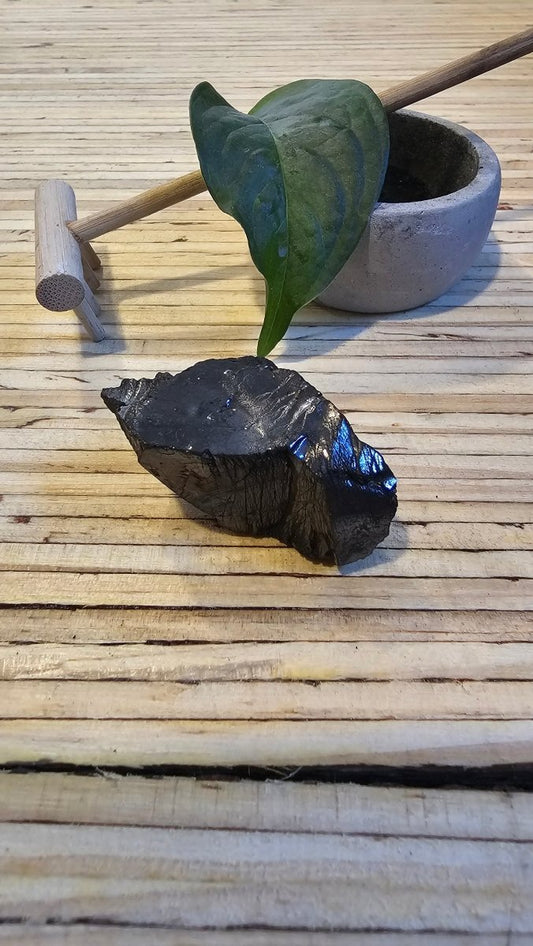 The Ultimate Shungite: Rare One - Piece Nugget - Mount Logan - GroundedKiwi.nz air travelcarchunk