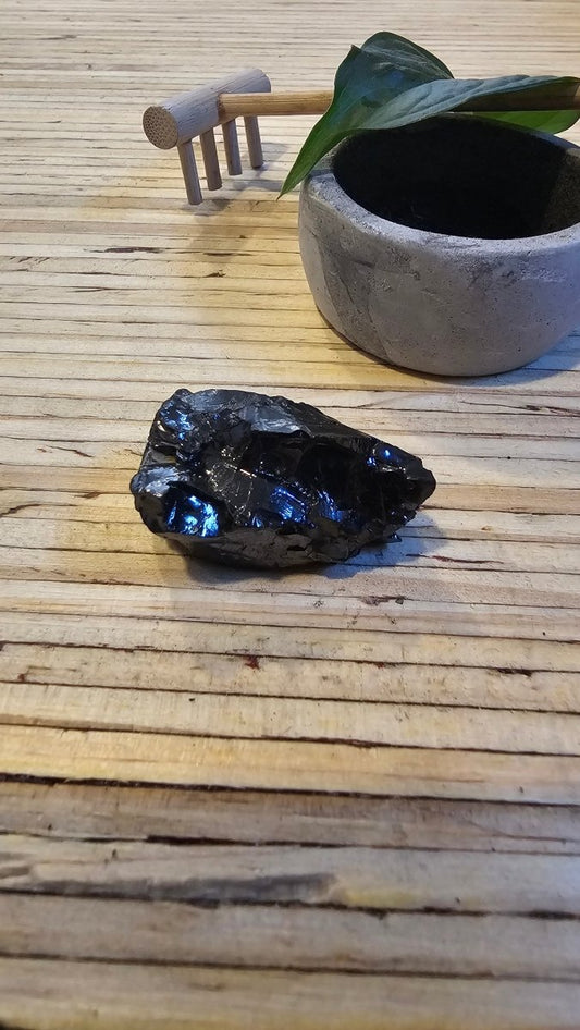 The Ultimate Shungite: Rare One - Piece Nugget - Mount Ngauruhoe - GroundedKiwi.nz air travelcarchunk